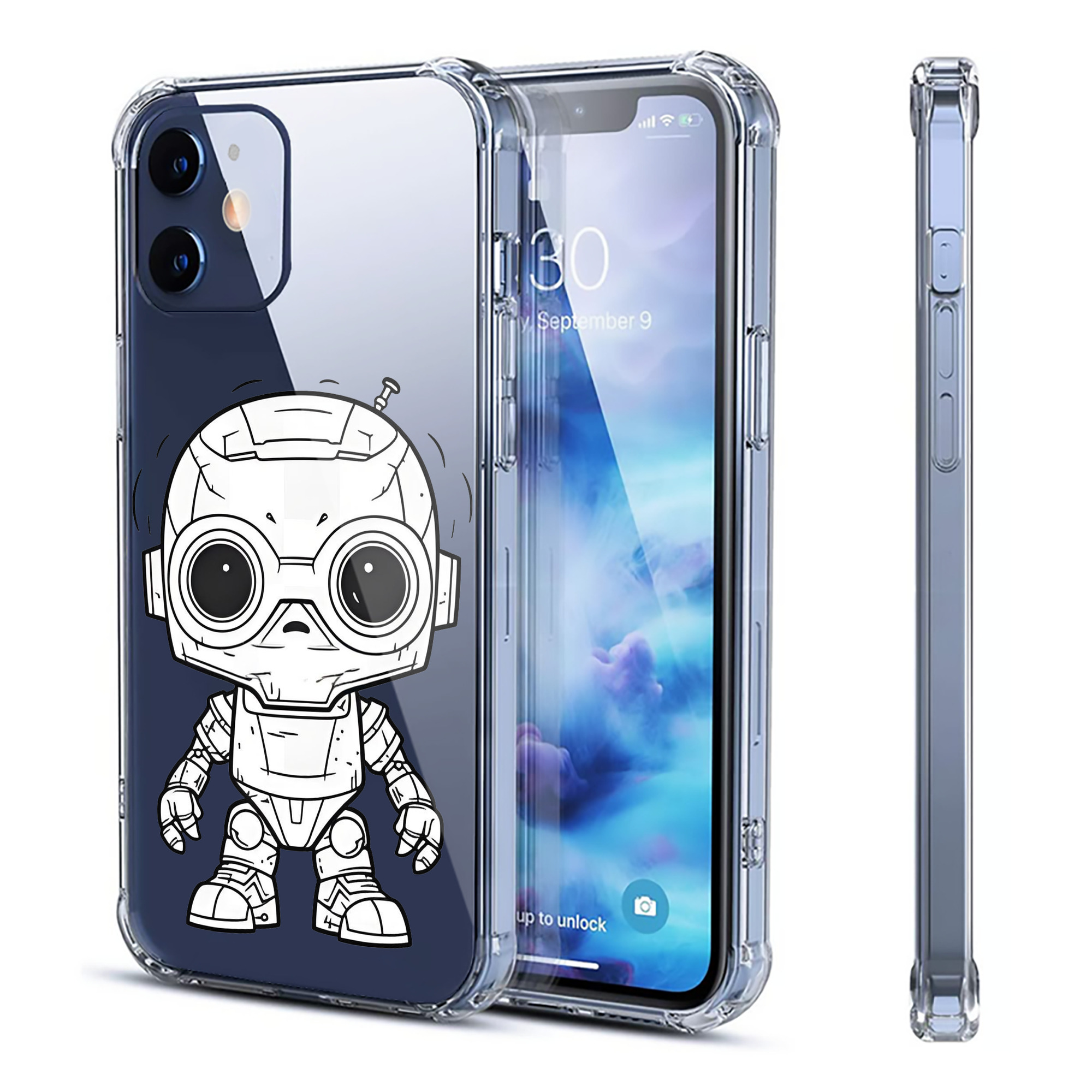 （画像用） スター・ウォーズ Star Wars 【iPhone 12シリーズ対応】透明スマホケース（クリアソフトケース）